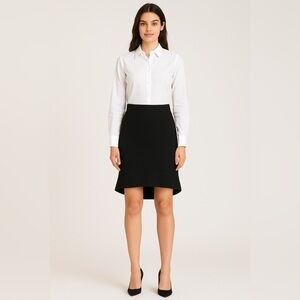 Alexander Wang Black High-Low Pencil Skirt Size 4